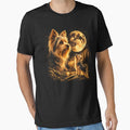 Yorkie Howling to The Moon Vintage 90s Retro Yorkie Graphic by will freed18 Unisex T-shirt, Sweatshirt, Hoodie, Long Sleeve Tee - T-Shirt, Sweatshirt, Hoodie