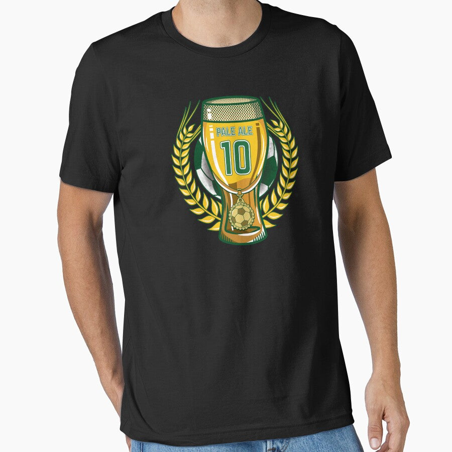 Pale Ale Beer | Football | Soccer Jersey No 10 by DKdesigns27 Unisex T-shirt, Sweatshirt, Hoodie, Long Sleeve Tee - T-Shirt, Sweatshirt, Hoodie