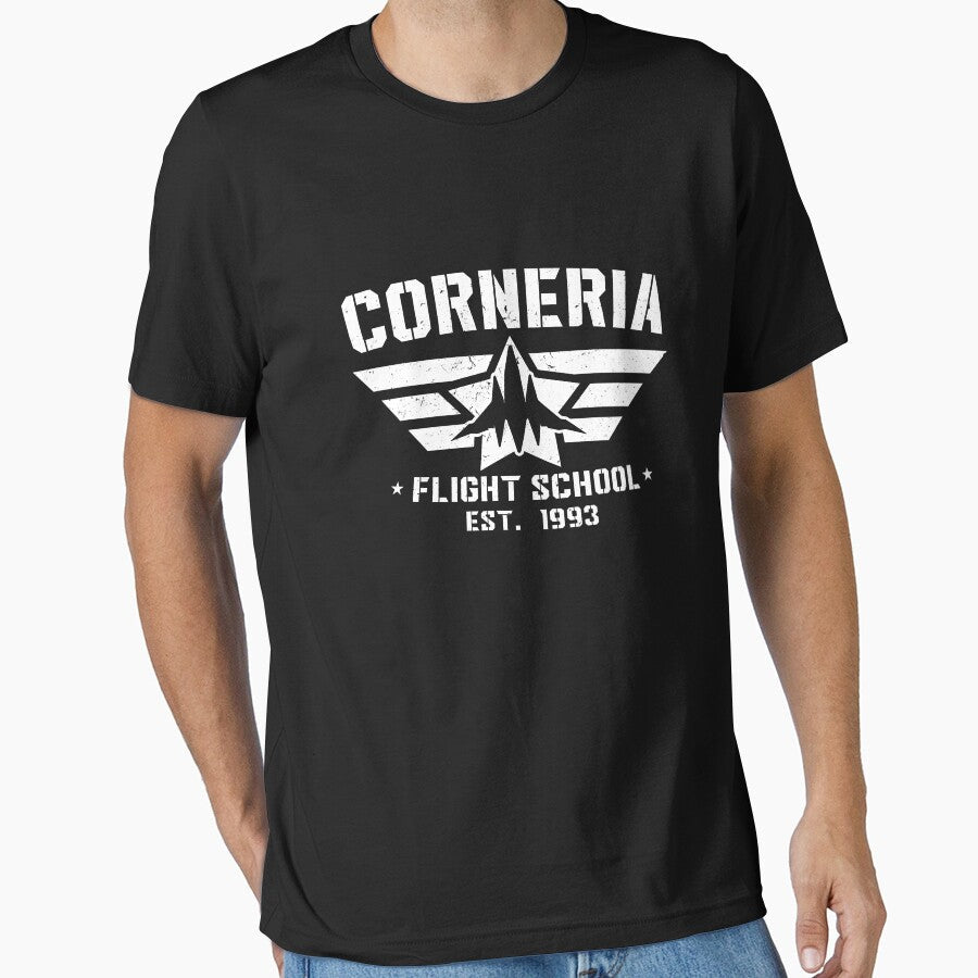 Corneria Flight School by redquarter Unisex T-shirt, Sweatshirt, Hoodie, Long Sleeve Tee - T-Shirt, Sweatshirt, Hoodie