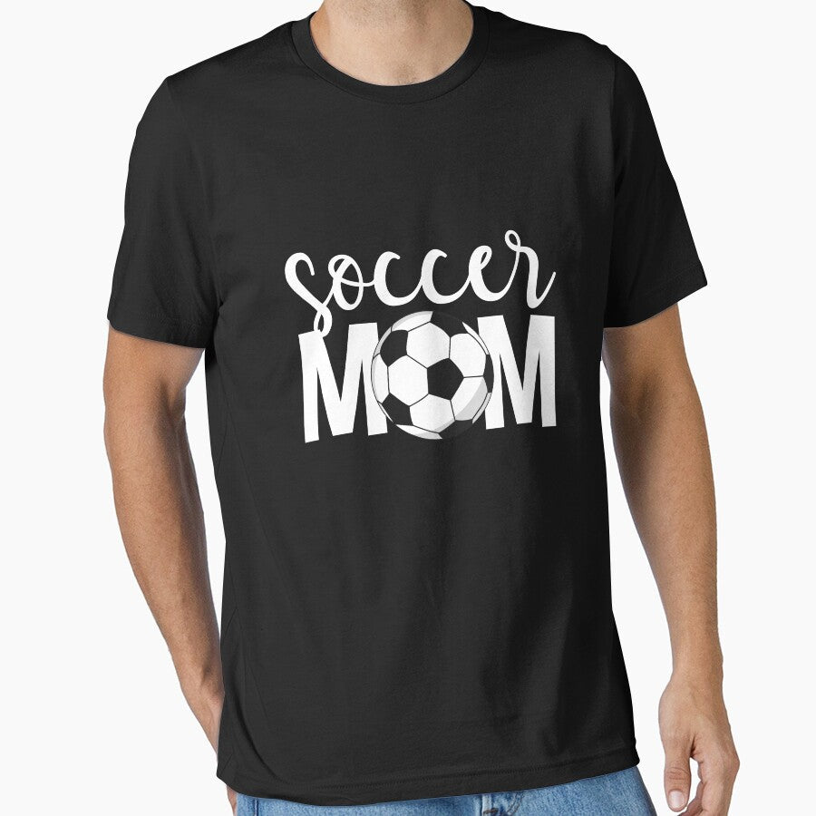 Soccer Mom Mother's Day Youth Soccer Ball Mom Gear by DynamicDesign Unisex T-shirt, Sweatshirt, Hoodie, Long Sleeve Tee - T-Shirt, Sweatshirt, Hoodie
