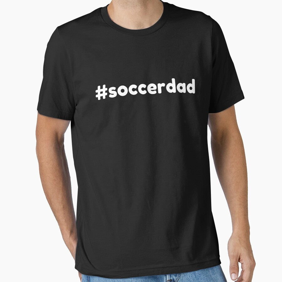 #soccerdad - White by ryanwfraser Unisex T-shirt, Sweatshirt, Hoodie, Long Sleeve Tee - T-Shirt, Sweatshirt, Hoodie