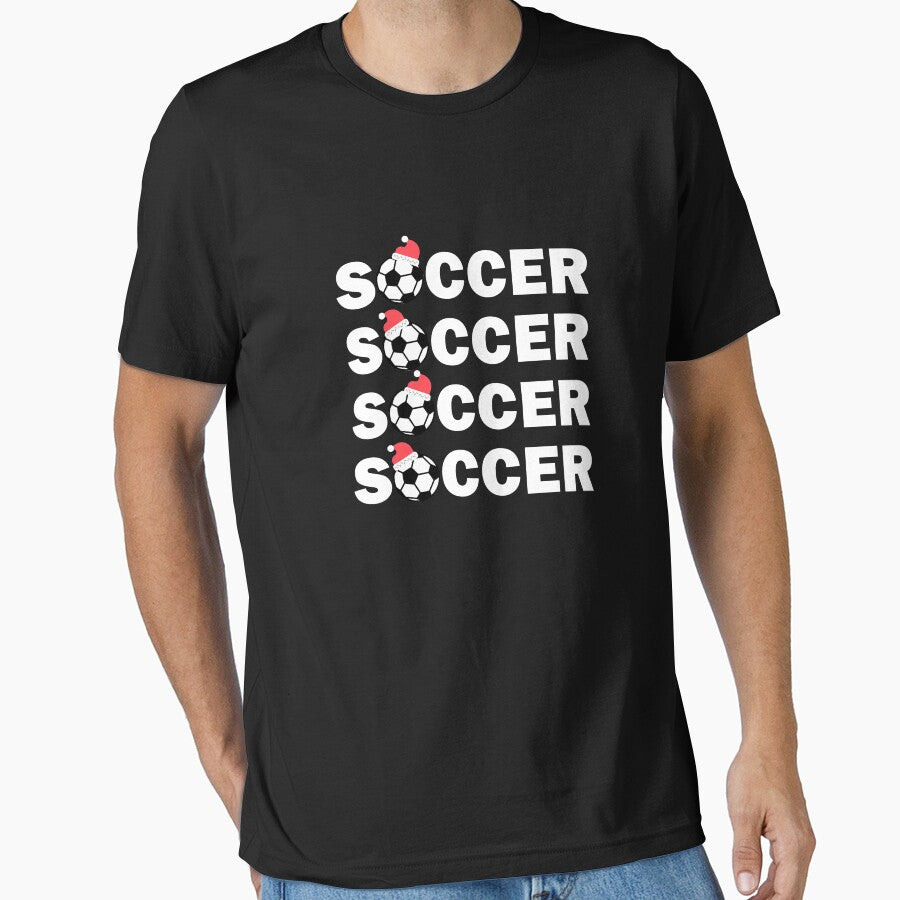 Funny Soccer Christmas Xmas Humor Santa Claus Sports by Essetino Unisex T-shirt, Sweatshirt, Hoodie, Long Sleeve Tee - T-Shirt, Sweatshirt, Hoodie