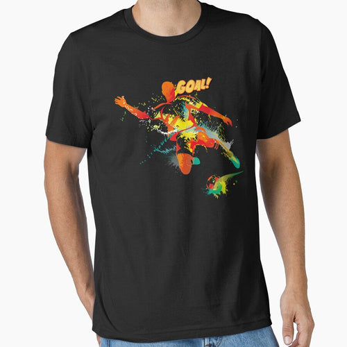 "Dynamic Soccer Goal Celebration" by Graphollio-shop Unisex T-shirt, Sweatshirt, Hoodie, Long Sleeve Tee - T-Shirt, Sweatshirt, Hoodie