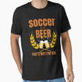 Soccer and beer that's why I'm here by Azrou shop Unisex T-shirt, Sweatshirt, Hoodie, Long Sleeve Tee - T-Shirt, Sweatshirt, Hoodie