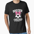 Coquette Bow Soccer Mama Soccer Mom Soccer Season by Belkisallen Unisex T-shirt, Sweatshirt, Hoodie, Long Sleeve Tee - T-Shirt, Sweatshirt, Hoodie