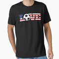 USA Soccer USA Flag - Soccer Mom Soccer Dad by Nero9o Unisex T-shirt, Sweatshirt, Hoodie, Long Sleeve Tee - T-Shirt, Sweatshirt, Hoodie