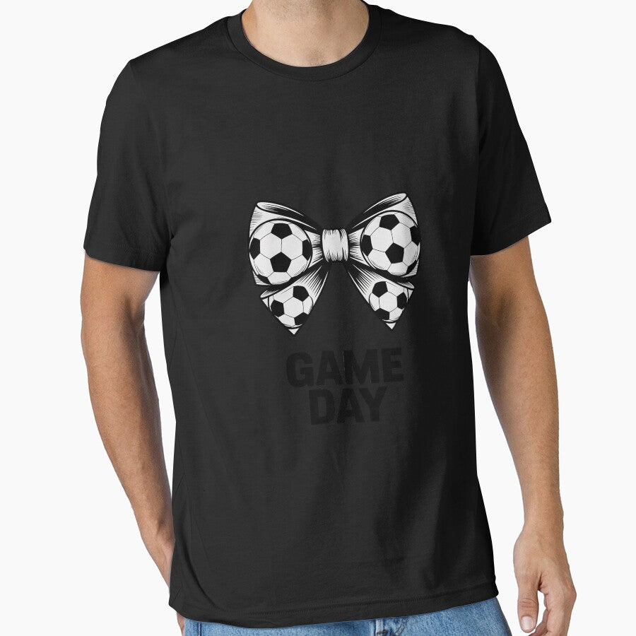 Coquette Bow Soccer Game Day Soccer Mom Mama Soccer Team by dainegilbert Unisex T-shirt, Sweatshirt, Hoodie, Long Sleeve Tee - T-Shirt, Sweatshirt, Hoodie