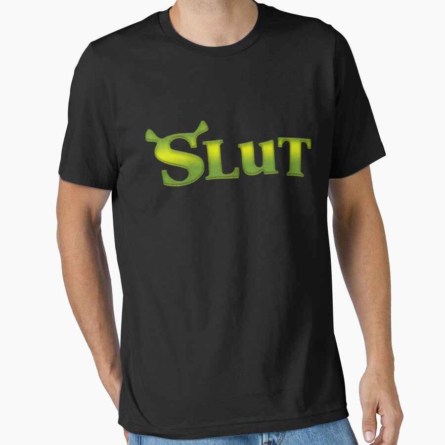 Shrek Slut by bridgetelfreda Unisex T-shirt, Sweatshirt, Hoodie, Long Sleeve Tee - T-Shirt, Sweatshirt, Hoodie