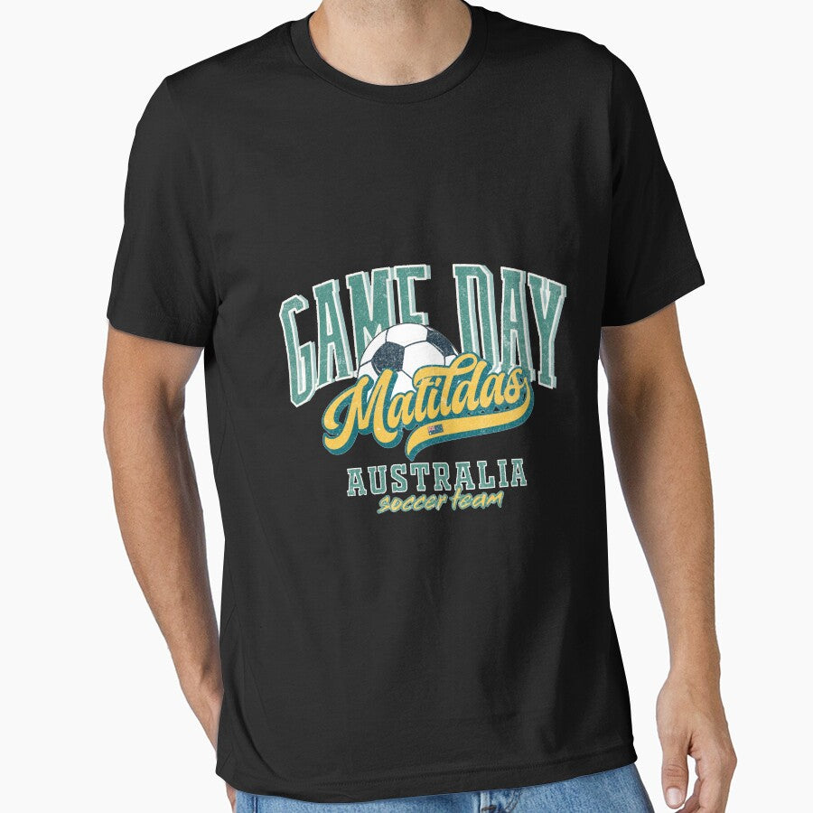 Matildas Game Day by shenitasarkisi Unisex T-shirt, Sweatshirt, Hoodie, Long Sleeve Tee - T-Shirt, Sweatshirt, Hoodie