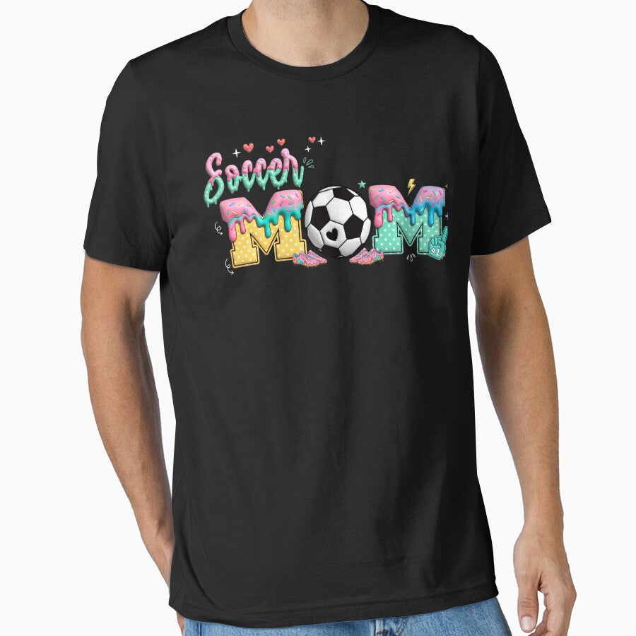 Sweet Soccer Mom Drip Design by LashondaGreen89 Unisex T-shirt, Sweatshirt, Hoodie, Long Sleeve Tee - T-Shirt, Sweatshirt, Hoodie
