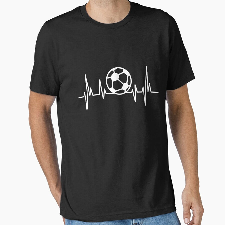 Soccer Heartbeat Shirt - Soccer Player Shirt - Soccer Coach Shirt - I Love Soccer Tshirt - Soccer Lover - Soccer T-Shirt - Heartbeat Soccer by johnii1422 - T-Shirt, Sweatshirt, Hoodie