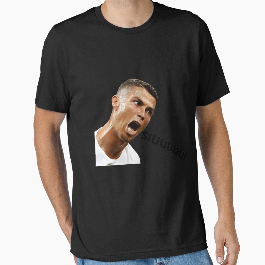 Cristiano Ronaldo Siuuu by Chxxloe Unisex T-shirt, Sweatshirt, Hoodie, Long Sleeve Tee - T-Shirt, Sweatshirt, Hoodie