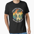 I Created a Monster She Calls Me a Dad Vintage Soccer Father Quote by flagylART Unisex T-shirt, Sweatshirt, Hoodie, Long Sleeve Tee - T-Shirt, Sweatshirt, Hoodie