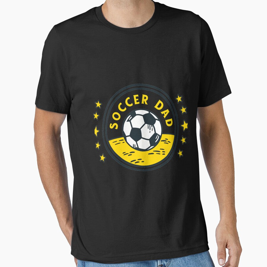 Soccer Star Dad Classic T-Shirt by pkelseysi Unisex T-shirt, Sweatshirt, Hoodie, Long Sleeve Tee - T-Shirt, Sweatshirt, Hoodie
