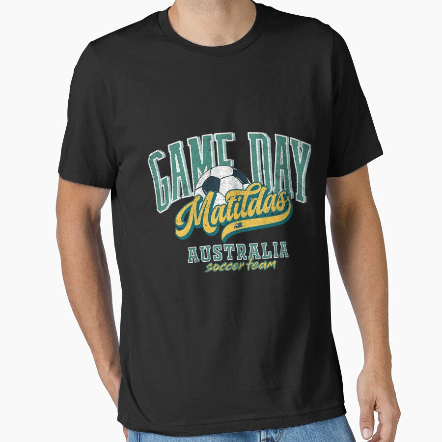 Matildas Game Day by ali-full-shop Unisex T-shirt, Sweatshirt, Hoodie, Long Sleeve Tee - T-Shirt, Sweatshirt, Hoodie