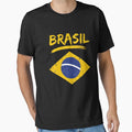 Brasil Brazilian National Pride Country Fan Travel by SofenArt Unisex T-shirt, Sweatshirt, Hoodie, Long Sleeve Tee - T-Shirt, Sweatshirt, Hoodie