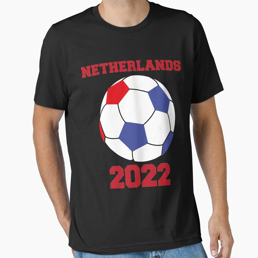 Netherlands Soccer Ball Flag 2022 - Holland Football Lovers by MGHdesign Unisex T-shirt, Sweatshirt, Hoodie, Long Sleeve Tee - T-Shirt, Sweatshirt, Hoodie