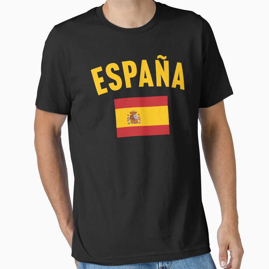 Espana Flag by PaulSDesign Unisex T-shirt, Sweatshirt, Hoodie, Long Sleeve Tee - T-Shirt, Sweatshirt, Hoodie