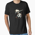 Dabbing Panda Soccer Ball Football Enthusiast by styleonestaa Unisex T-shirt, Sweatshirt, Hoodie, Long Sleeve Tee - T-Shirt, Sweatshirt, Hoodie