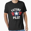 Future Pilot with Air Force F15 Jet and Roundel by RustsyMin Unisex T-shirt, Sweatshirt, Hoodie, Long Sleeve Tee - T-Shirt, Sweatshirt, Hoodie