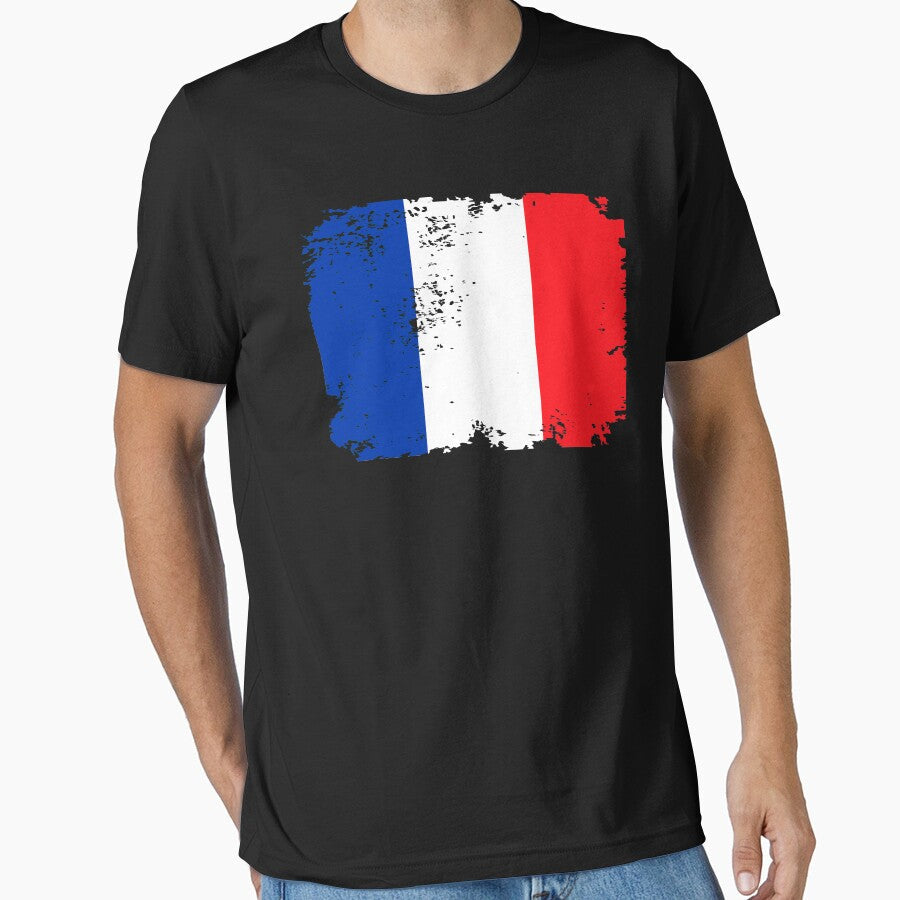 France Flag Vintage - Distressed Flag of France by MagicBoutique Unisex T-shirt, Sweatshirt, Hoodie, Long Sleeve Tee - T-Shirt, Sweatshirt, Hoodie