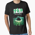 Akira Green Japanese Cyberpunk City Explosion Classic by pershallmaegan Unisex T-shirt, Sweatshirt, Hoodie, Long Sleeve Tee - T-Shirt, Sweatshirt, Hoodie