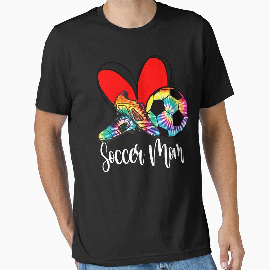 Tie Dye Soccer Mom Vibes by LashondaGreen89 Unisex T-shirt, Sweatshirt, Hoodie, Long Sleeve Tee - T-Shirt, Sweatshirt, Hoodie