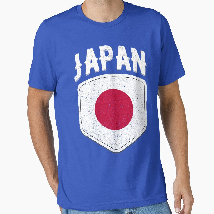 Japan National Flag World Sport Stadium Fan T Shirt Supporter Jersey Football Cup TShirt by screenworks - T-Shirt, Sweatshirt, Hoodie