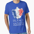 France 2022 World Cup Champions by la  clameur Unisex T-shirt, Sweatshirt, Hoodie, Long Sleeve Tee - T-Shirt, Sweatshirt, Hoodie