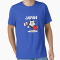 Cute Japan Football Lover Design by Salukeart Unisex T-shirt, Sweatshirt, Hoodie, Long Sleeve Tee - T-Shirt, Sweatshirt, Hoodie