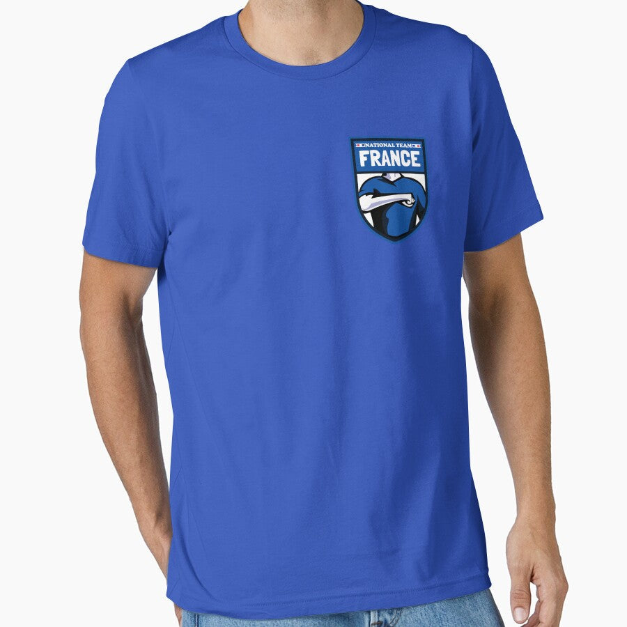 France National Team Logo by Salukeart Unisex T-shirt, Sweatshirt, Hoodie, Long Sleeve Tee - T-Shirt, Sweatshirt, Hoodie