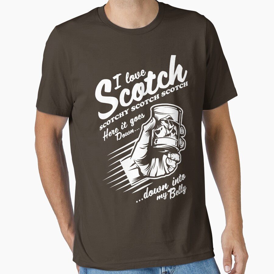 Ron Burgundy I Love Scotch - Scotchy Scotch Scotch by McPod Unisex T-shirt, Sweatshirt, Hoodie, Long Sleeve Tee - T-Shirt, Sweatshirt, Hoodie