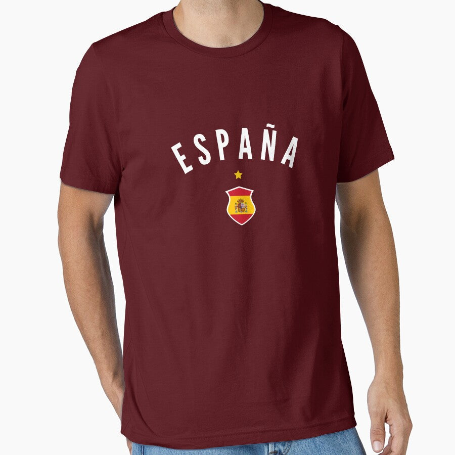 Spain flag Spanish team champion football by CG Studio Unisex T-shirt, Sweatshirt, Hoodie, Long Sleeve Tee - T-Shirt, Sweatshirt, Hoodie