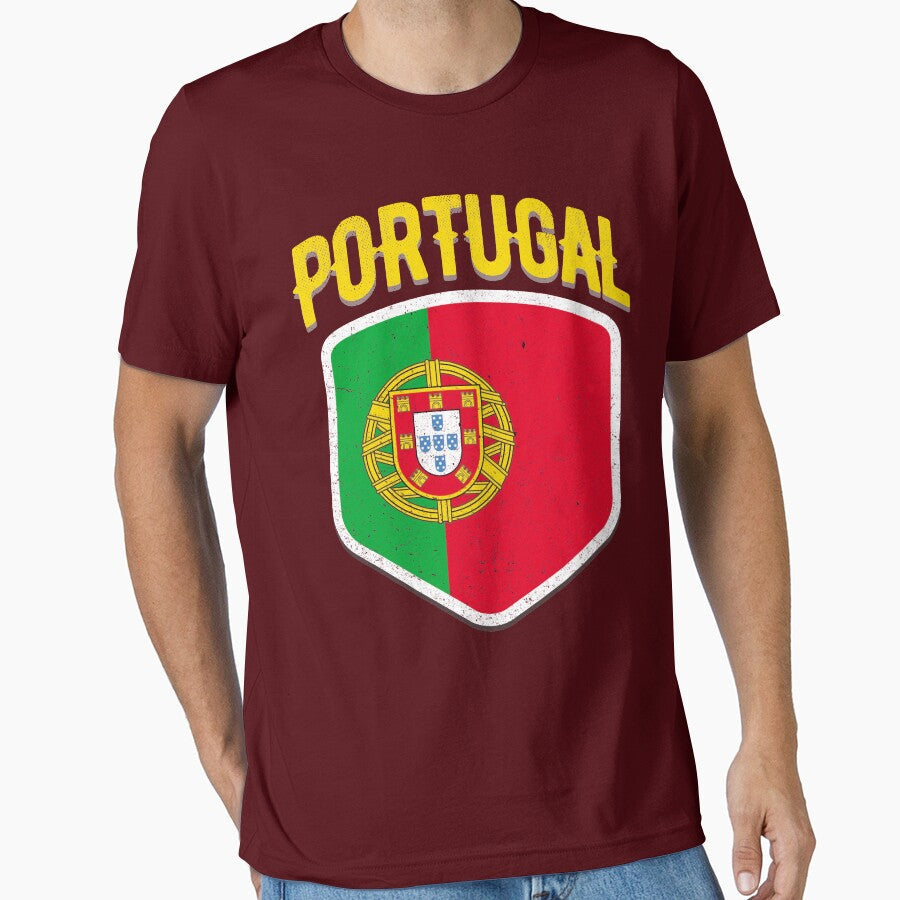 Portugal National Flag World Sport Fan T Shirt Supporter Jersey Football Cup TShirt by screenworks - T-Shirt, Sweatshirt, Hoodie