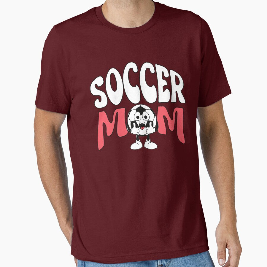 Soccer Mom Retro by RockBeeDesigns Unisex T-shirt, Sweatshirt, Hoodie, Long Sleeve Tee - T-Shirt, Sweatshirt, Hoodie