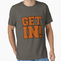 Get In! Tiger Stripe Swirl by HandDrawnTees Unisex T-shirt, Sweatshirt, Hoodie, Long Sleeve Tee - T-Shirt, Sweatshirt, Hoodie