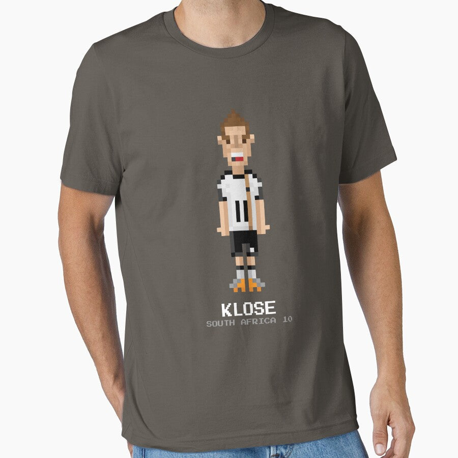 World Football Cup - Klose Soccer Legend by PressStartShop Unisex T-shirt, Sweatshirt, Hoodie, Long Sleeve Tee - T-Shirt, Sweatshirt, Hoodie