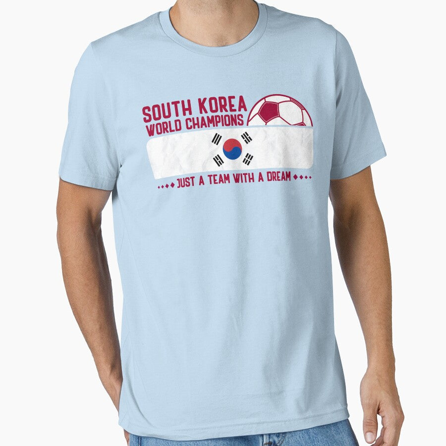 South Korea Soccer Team for Football Fans and Soccer Lovers by Dexter Freeman Unisex T-shirt, Sweatshirt, Hoodie, Long Sleeve Tee - T-Shirt, Sweatshirt, Hoodie