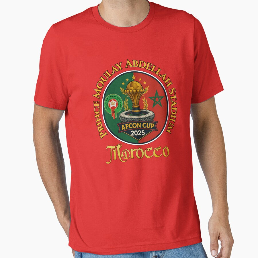 AFCON 2025 Morocco by InPrintedWord Unisex T-shirt, Sweatshirt, Hoodie, Long Sleeve Tee - T-Shirt, Sweatshirt, Hoodie