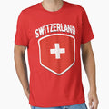 Switzerland World Flag Football T Shirt Soccer Jersey Cup T-Shirt by screenworks Unisex T-shirt, Sweatshirt, Hoodie, Long Sleeve Tee - T-Shirt, Sweatshirt, Hoodie