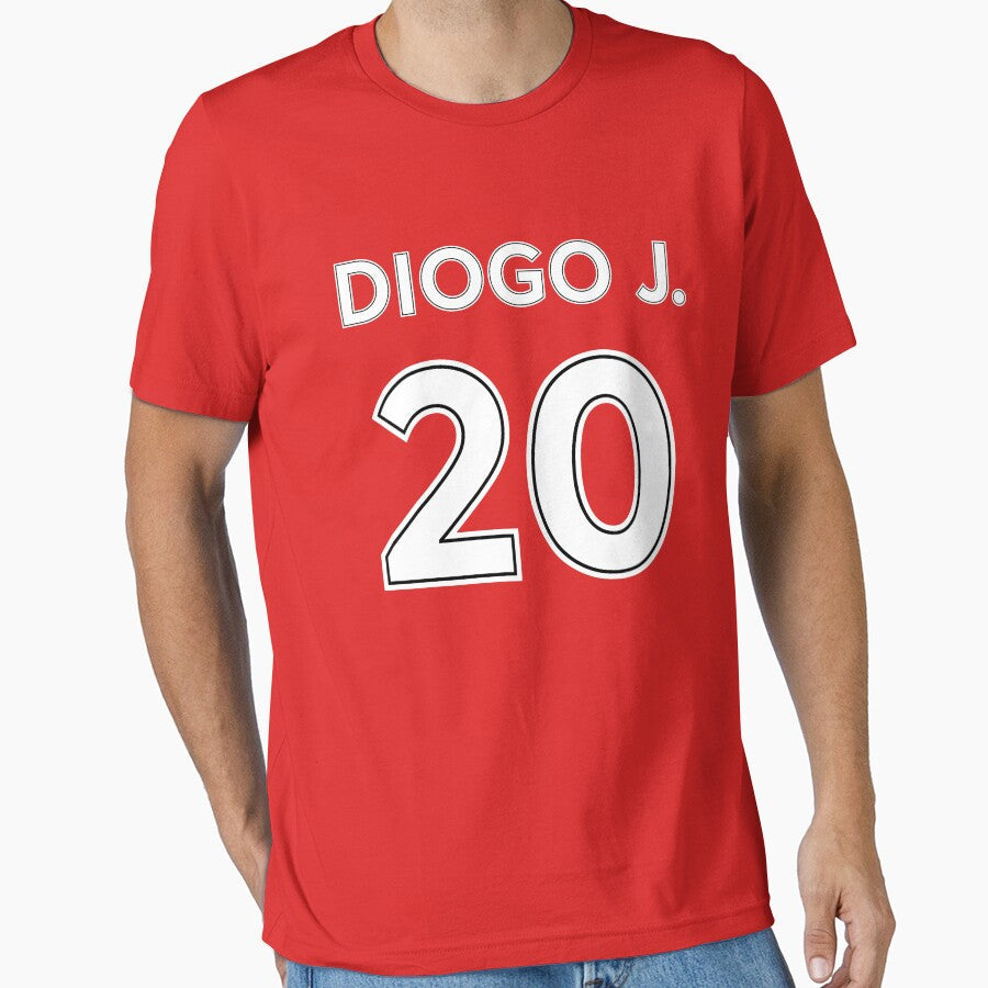 Diogo Jota number 20 by Wolagno Unisex T-shirt, Sweatshirt, Hoodie, Long Sleeve Tee - T-Shirt, Sweatshirt, Hoodie