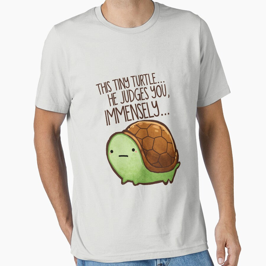 This turtle.. he judges you. by michelledraws Unisex T-shirt, Sweatshirt, Hoodie, Long Sleeve Tee - T-Shirt, Sweatshirt, Hoodie