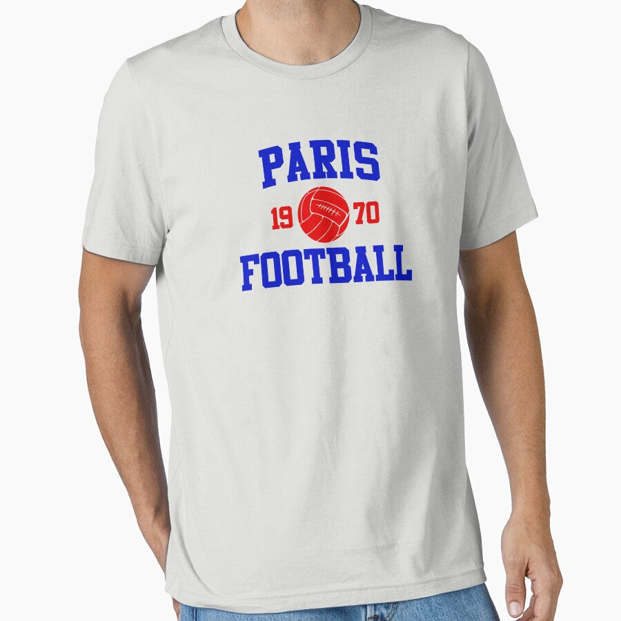 Paris Football Athletic College Style 2 Gray by Toma-51 Unisex T-shirt, Sweatshirt, Hoodie, Long Sleeve Tee - T-Shirt, Sweatshirt, Hoodie