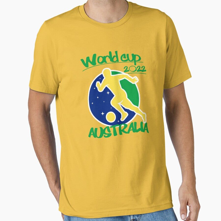 Australia World Cup 2022 by Salukeart Unisex T-shirt, Sweatshirt, Hoodie, Long Sleeve Tee - T-Shirt, Sweatshirt, Hoodie