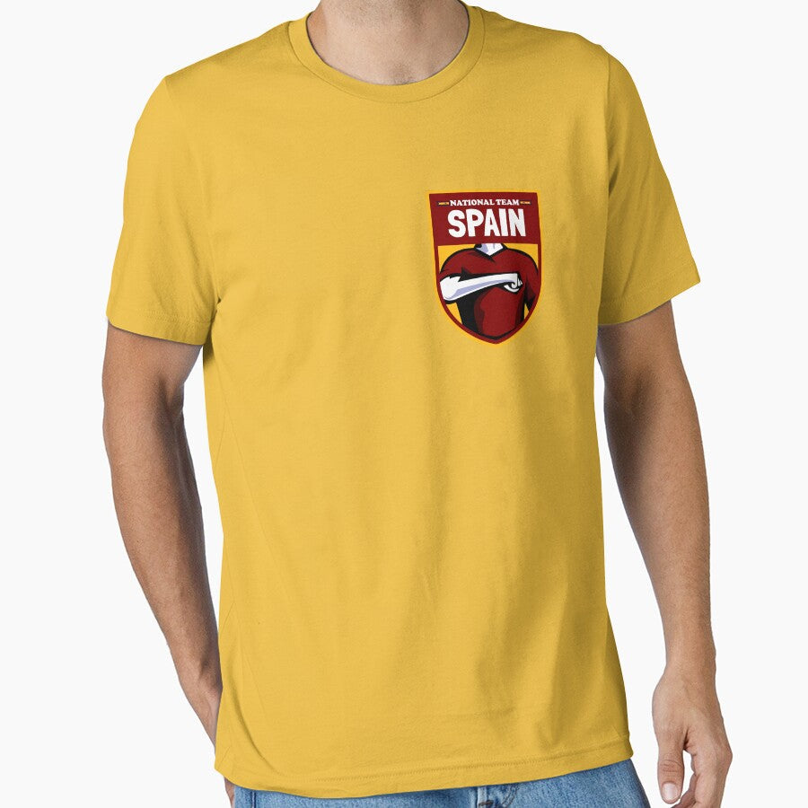 Spain National Team Logo by Salukeart Unisex T-shirt, Sweatshirt, Hoodie, Long Sleeve Tee - T-Shirt, Sweatshirt, Hoodie