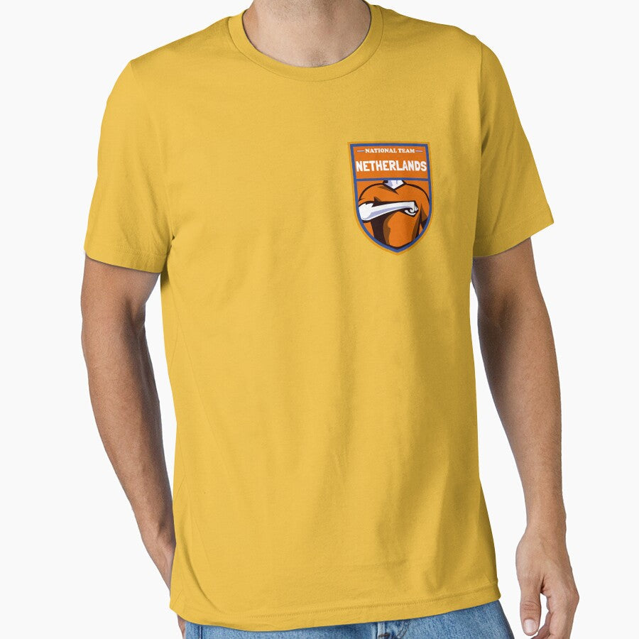 Netherlands National Team Logo by Salukeart Unisex T-shirt, Sweatshirt, Hoodie, Long Sleeve Tee - T-Shirt, Sweatshirt, Hoodie