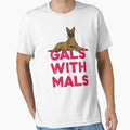 Gals With Mals Belgian Malinois by charafArtcorner Unisex T-shirt, Sweatshirt, Hoodie, Long Sleeve Tee - T-Shirt, Sweatshirt, Hoodie