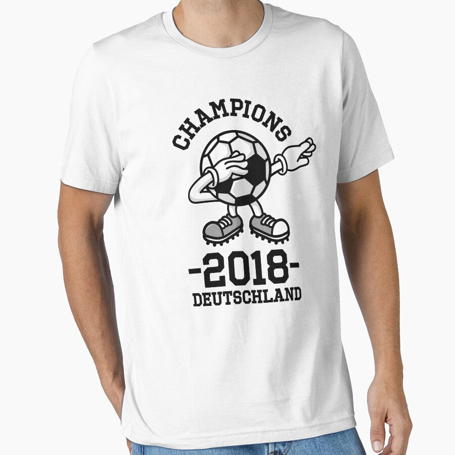 Deutschland Fuball dab dabbing champions 2018 by LaundryFactory Unisex T-shirt, Sweatshirt, Hoodie, Long Sleeve Tee - T-Shirt, Sweatshirt, Hoodie
