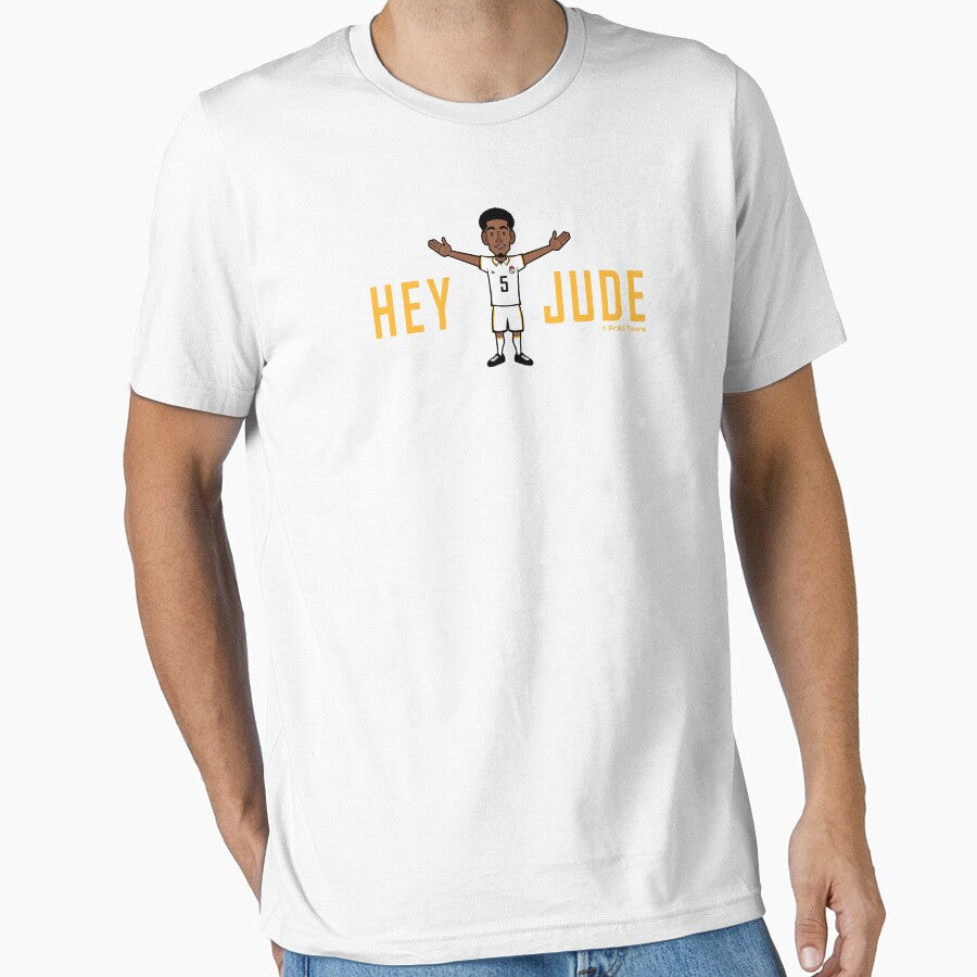 Jude Madrid Goal Celebration - Hey Jude by FrikiToons Unisex T-shirt, Sweatshirt, Hoodie, Long Sleeve Tee - T-Shirt, Sweatshirt, Hoodie