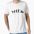 The Evolution Of Man And Kayaking by BeyondEvolved Unisex T-shirt, Sweatshirt, Hoodie, Long Sleeve Tee - T-Shirt, Sweatshirt, Hoodie